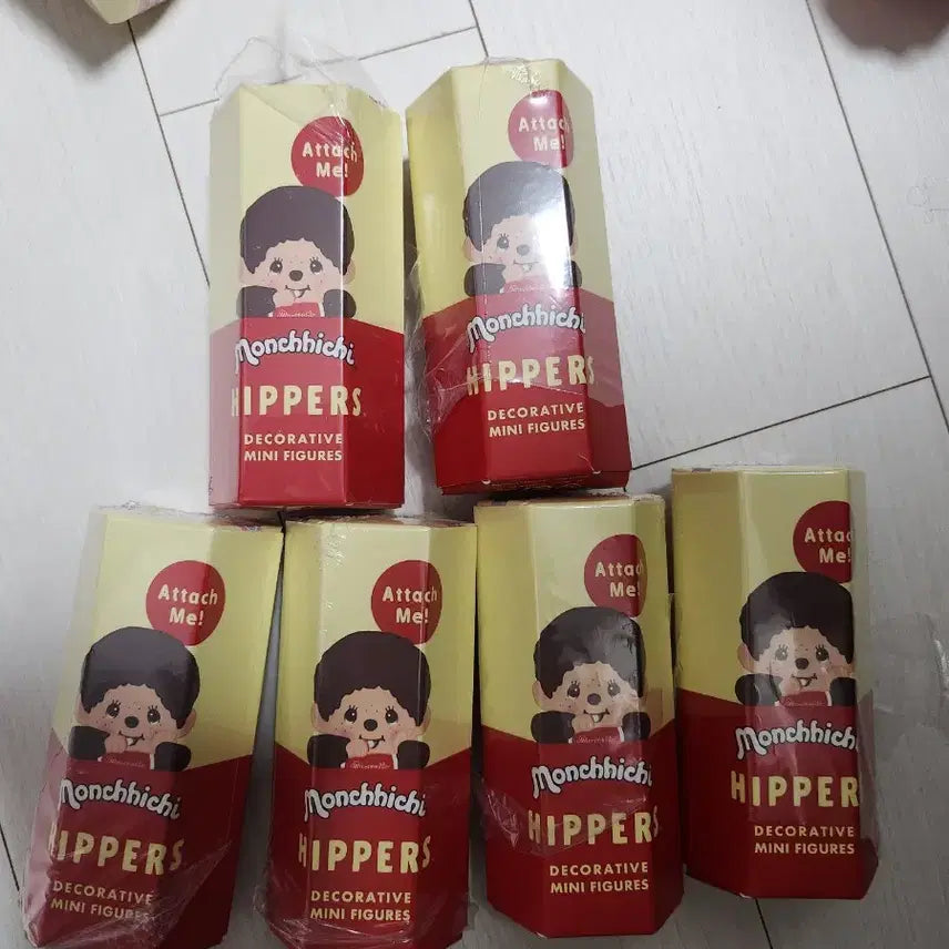 [BUNJANG] Monchhichi Hyper Blind Box Figures Set (Sealed) / 몬치치 히퍼 미개봉 새상품 시크릿포함 6종