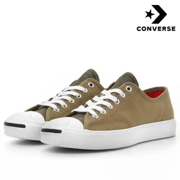 [BUNJANG] Converse Jack Purcell Hacked Nomad Khaki Sneakers / 625-[새상품]컨버스 공용 잭퍼셀 핵트 패션 노마드카키  280