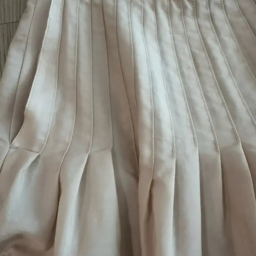 [BUNJANG] Object Object Midi Skirt Pleated Italian Fabric / 오브제 스커트 고가고급 이태리