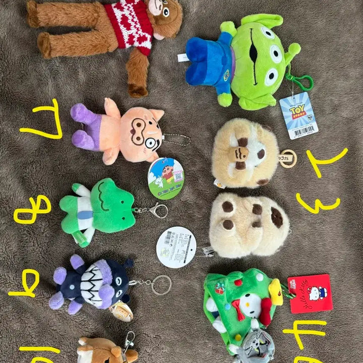 [BUNJANG] Various Character Keyrings / *새것* 캐릭터 키링 천원