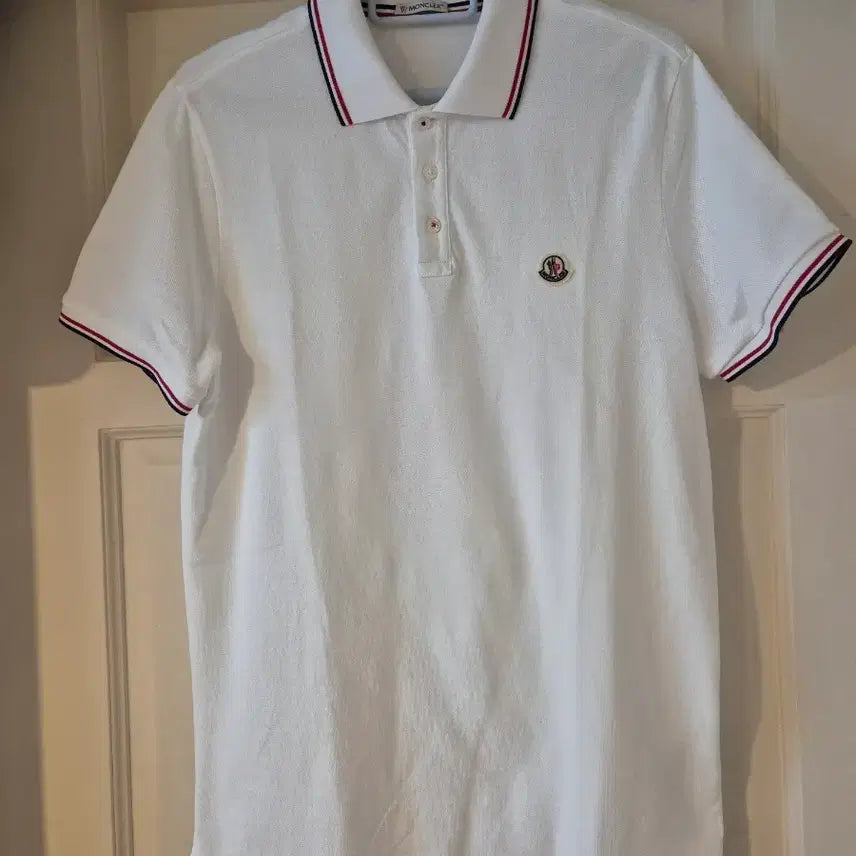 [BUNJANG] Moncler White Short Sleeve T-Shirt / 몽클레어 반팔티