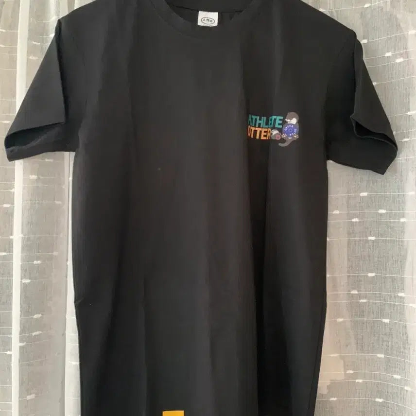 [BUNJANG] AO Athlete Otter Black Short Sleeve T-Shirt / AO 애슬리트오터 블랙 반팔 티셔츠