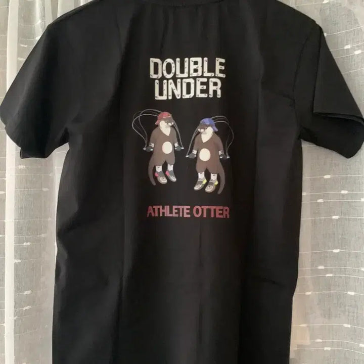 [BUNJANG] AO Athlete Otter Black Short Sleeve T-Shirt / AO 애슬리트오터 블랙 반팔 티셔츠