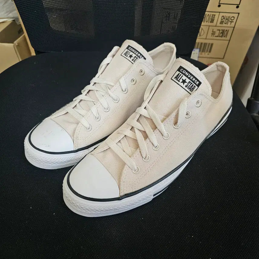 [BUNJANG] Converse Chuck Taylor All Star Low White US 10 / 633-[새상품]컨버스 척 테일러 올스타 로우 화이트 280