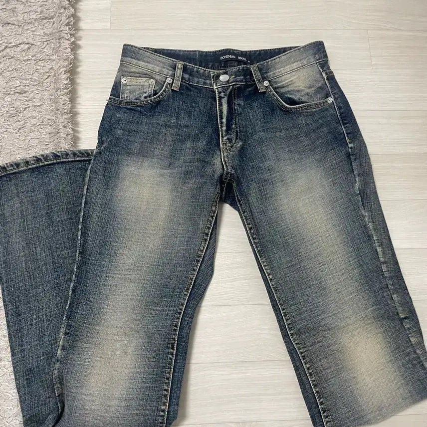 [BUNJANG] Bohemian Seoul Bootcut Denim Pants (M) / 보헤미안서울 부츠컷 팬츠