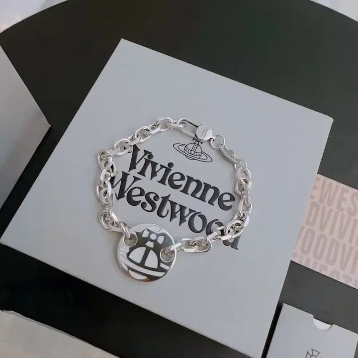 [BUNJANG] Vivienne Westwood Silver Chain Bracelet / 비비안웨스트우드 실버 체인 팔찌