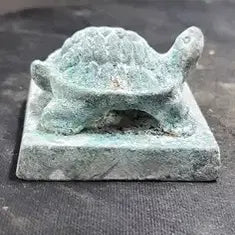 [BUNJANG] Myeonghwidang Bronze Turtle-shaped Seal Stamp Antique Collectible / [명휘당] 청동 거뉴 거북모양 선신지인 명 인장 낙관 도장 골동품 수집품