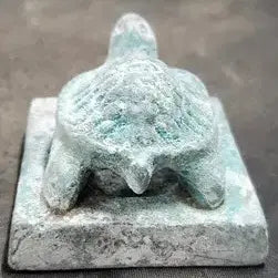 [BUNJANG] Myeonghwidang Bronze Turtle-shaped Seal Stamp Antique Collectible / [명휘당] 청동 거뉴 거북모양 선신지인 명 인장 낙관 도장 골동품 수집품