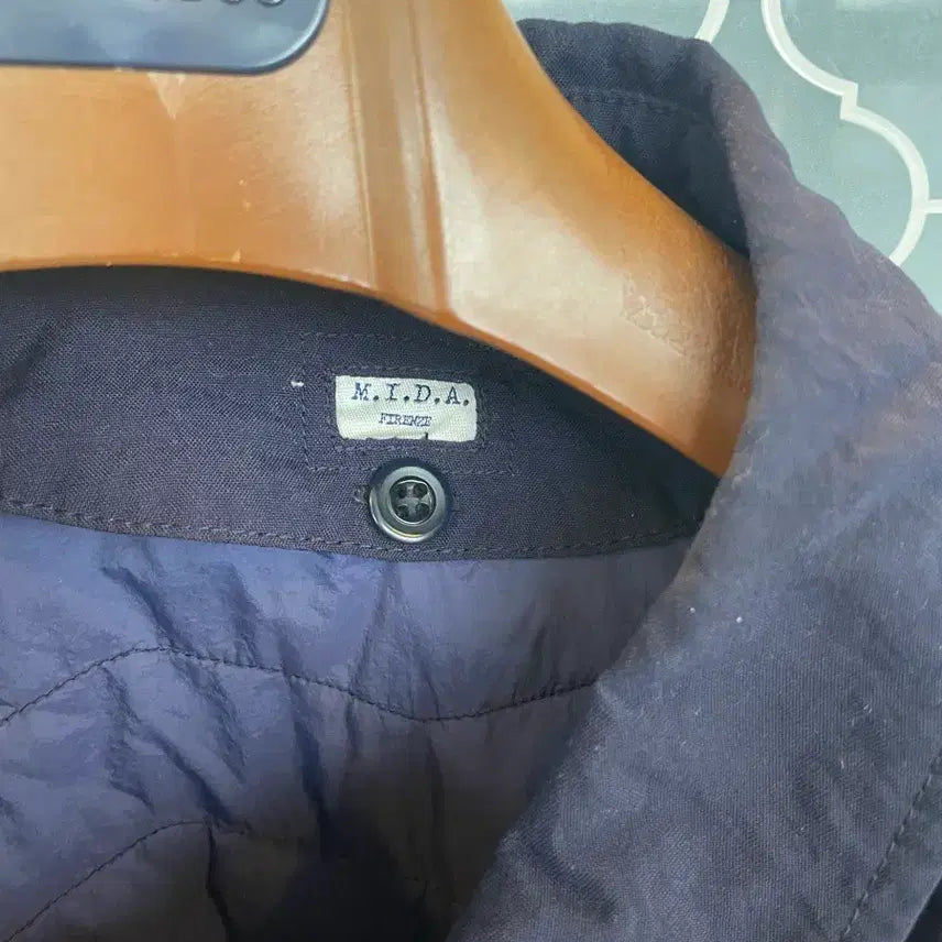 [BUNJANG] MIDA Navy Wool Blend Coat / MIDA 코트 52 사이즈
