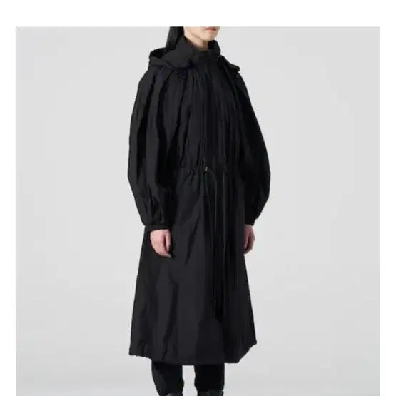 [BUNJANG] Joon Gi Black Parachute Long Windbreaker / 준지 블랙 파라슈트 롱 윈드브레이커