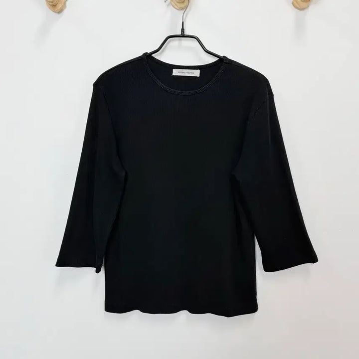 [BUNJANG] Notthing Litten Ribbed T-Shirt / 낫띵리튼 골지 티셔츠