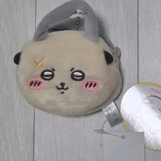 [BUNJANG] Chiikawa Rakko Pouch Coin Purse with Keychain / 치이카와 랏코 파우치 동전지갑 키링