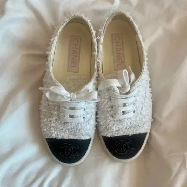 [BUNJANG] Chanel Tweed Sneakers / 샤넬 트위드 스니커즈 운동화