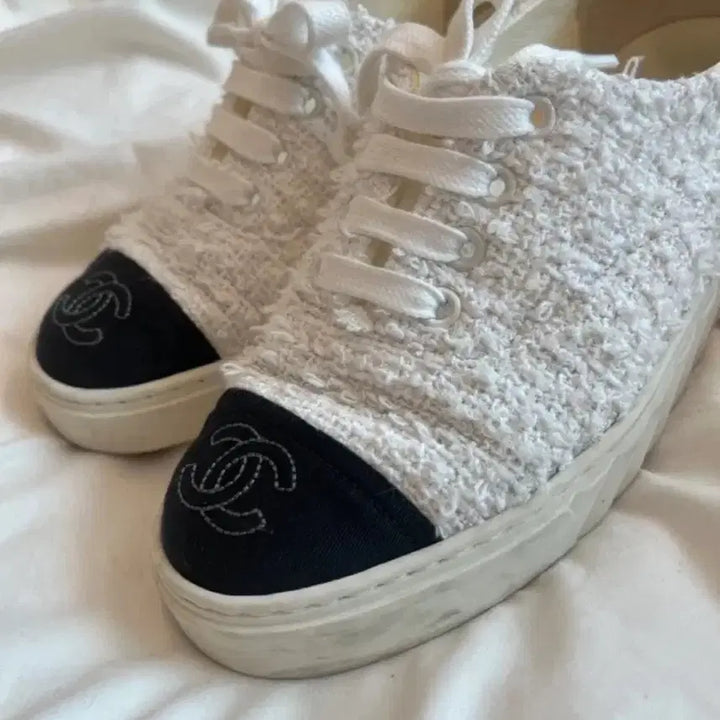 [BUNJANG] Chanel Tweed Sneakers / 샤넬 트위드 스니커즈 운동화