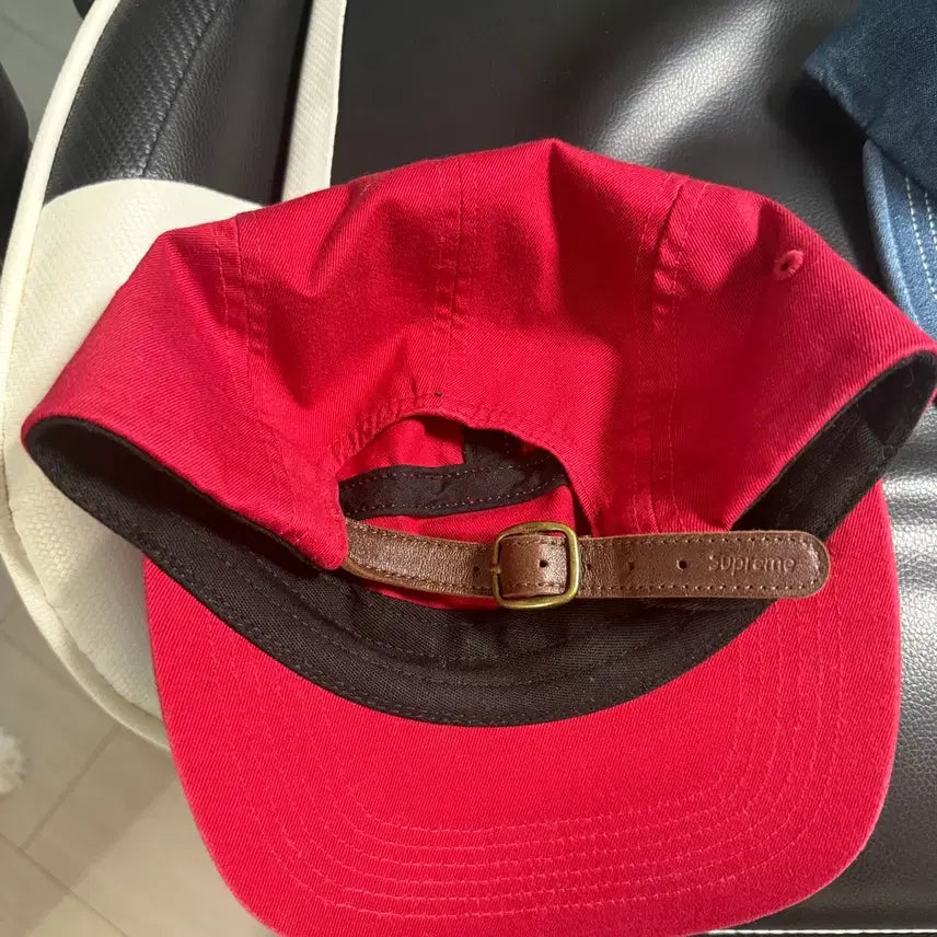 [SOLD OUT] 슈프림 치노 트윌 캠프캡 레드 25ss
