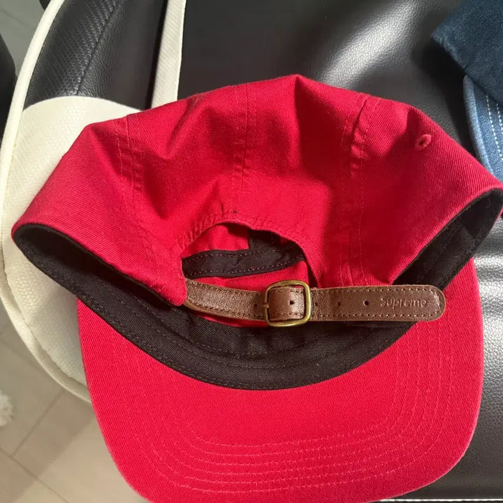 [SOLD OUT] 슈프림 치노 트윌 캠프캡 레드 25ss