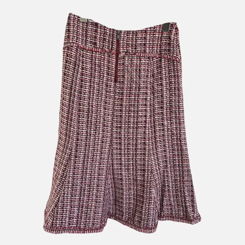 [BUNJANG] All Day Tweed Skirt / 와인 여자 트위드 스커트 66-91 M7115