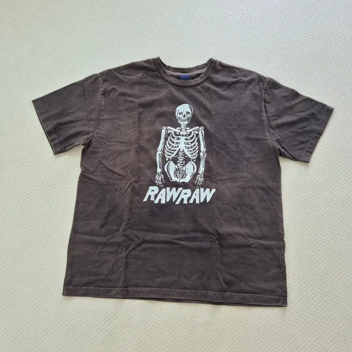 [BUNJANG] Blindfiles Skull Print Short Sleeve T-shirt / 블라인드파일즈 반팔2