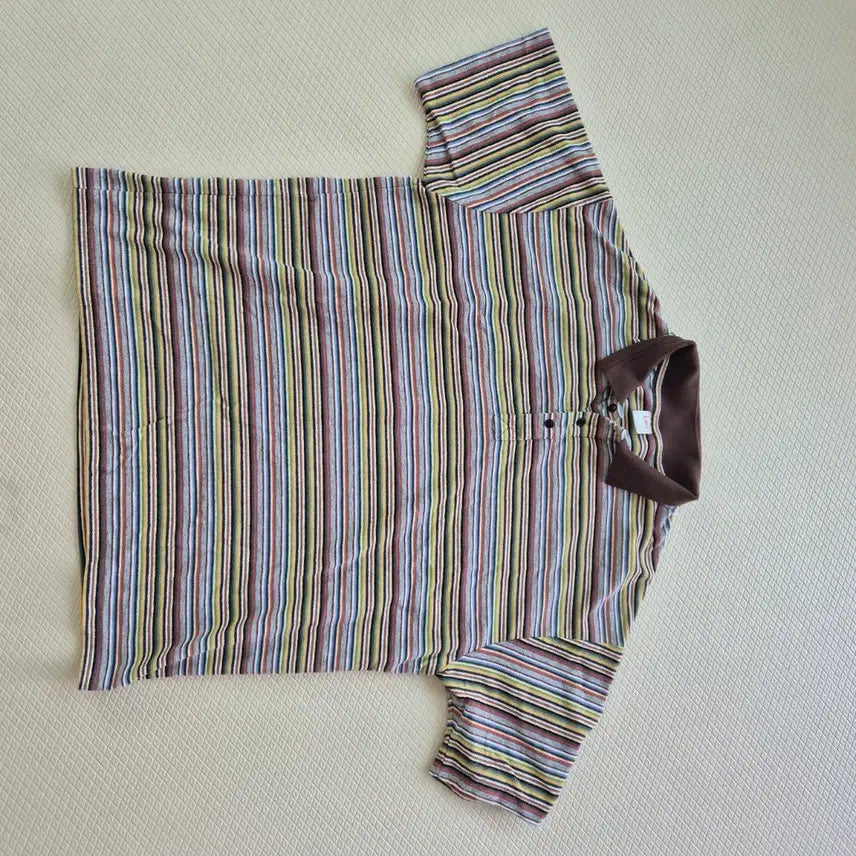 [BUNJANG] Blackout Pierce Short Sleeve Shirt (L) / 블래아웃 피어스 반팔L