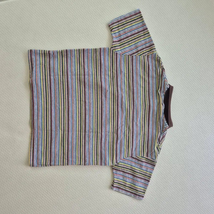 [BUNJANG] Blackout Pierce Short Sleeve Shirt (L) / 블래아웃 피어스 반팔L