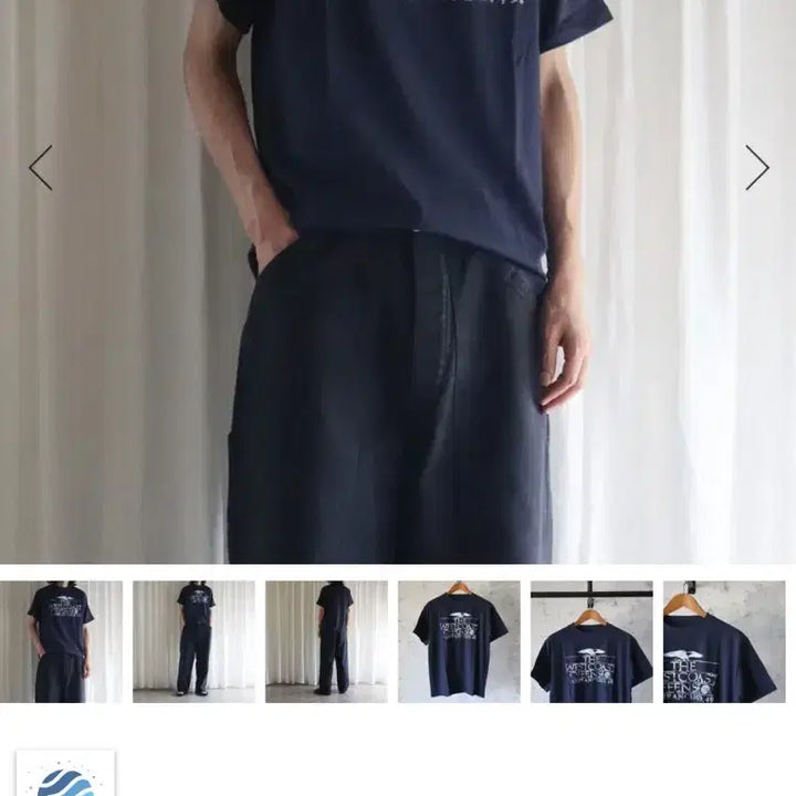 [BUNJANG] Marty &amp; Sons 25ss Printed Tee Navy / [새상품] 마티앤선즈 25ss Printed Tee Navy 3
