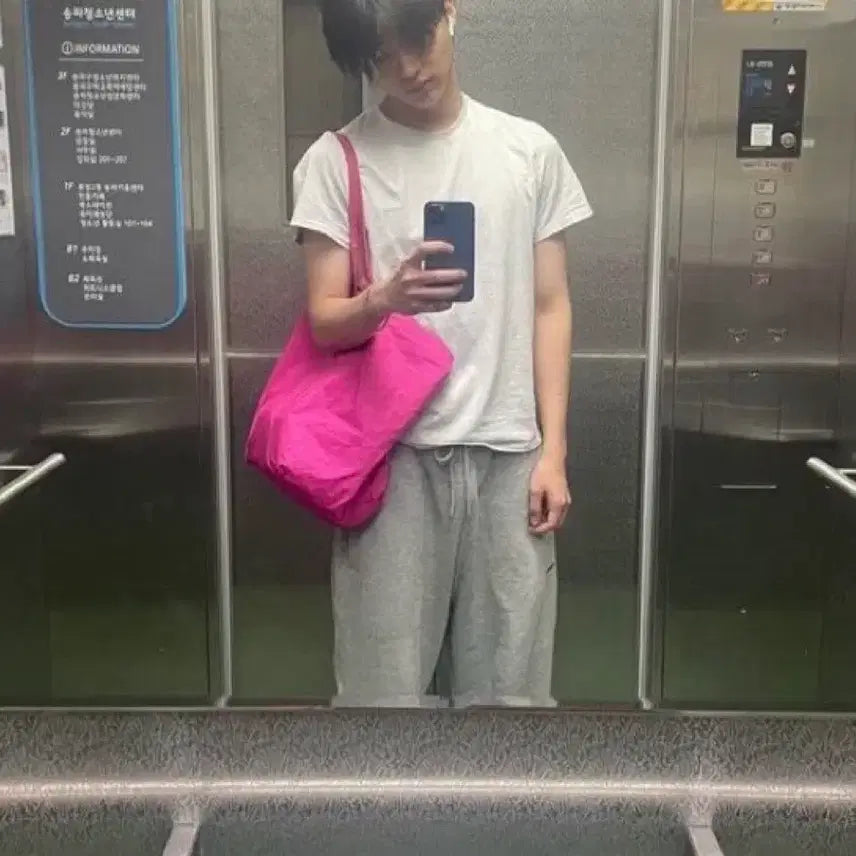 [BUNJANG] Module X iL-Am Bag Pink Shoulder Bag / 머듈 Module X iL-Am Bag 핑크 백 가방 상원 손민수 포카