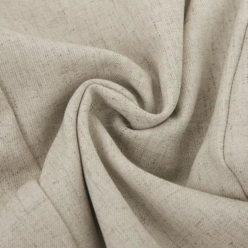 [BUNJANG] Big Size Linen Short Sleeve Jacket / 빅사이즈/ 노카라 린넨 반팔 자켓