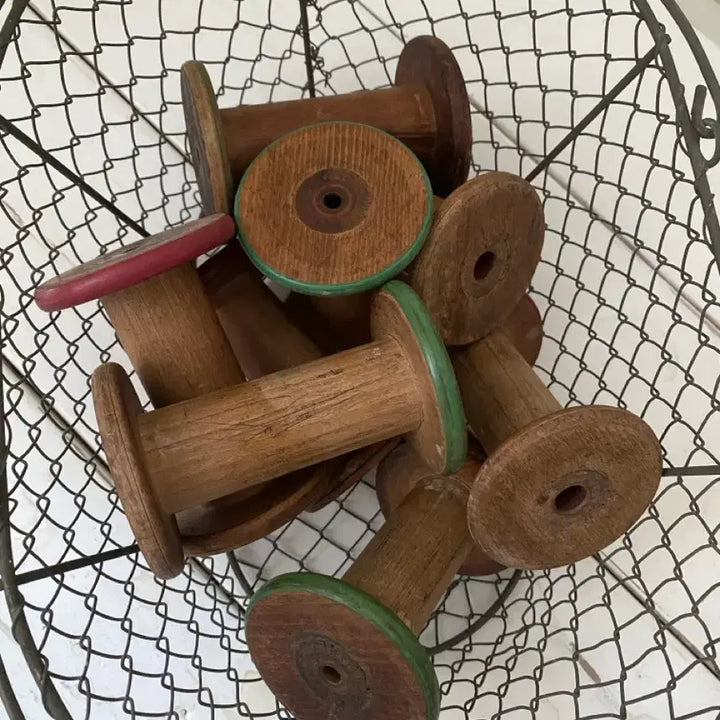 [BUNJANG] Vintage Wood Bobbin / 빈티지 우드보빈