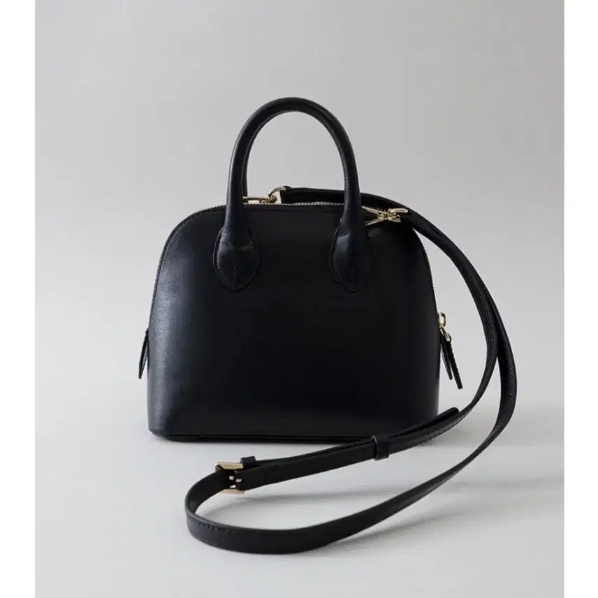 [BUNJANG] LEHA Leather Tote &amp; Crossbody Bag / [새상품] LEHA 레하 천연가죽 블랙 토트 &amp; 크로스백(정가38.5)
