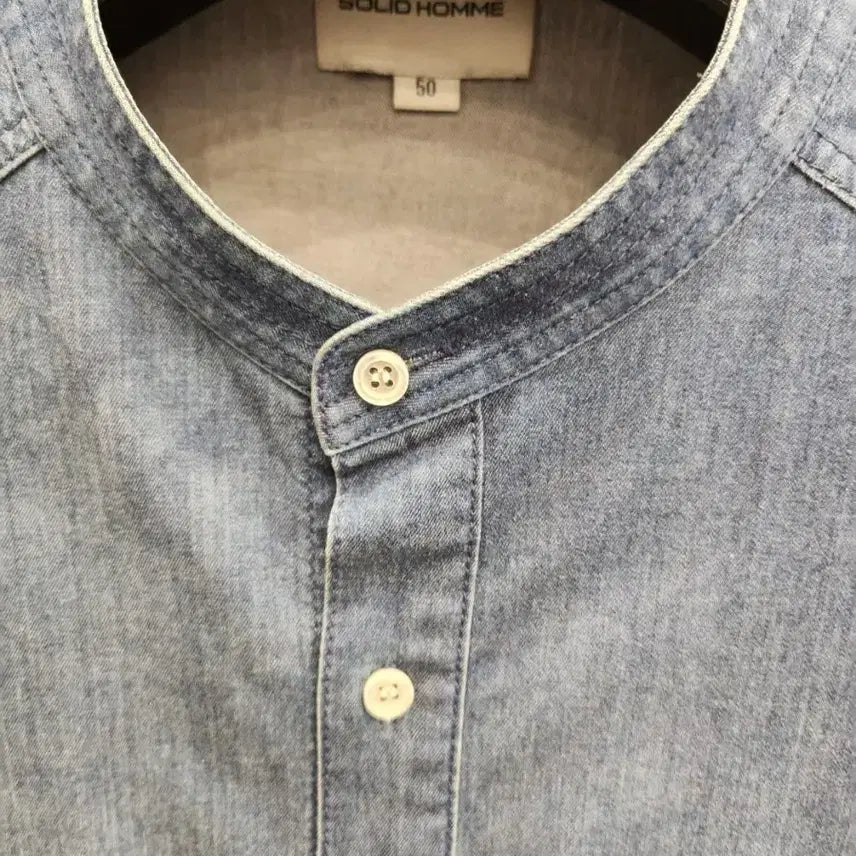 [BUNJANG] Solid Homme Denim Shirt / 솔리드옴므 데님셔츠 50