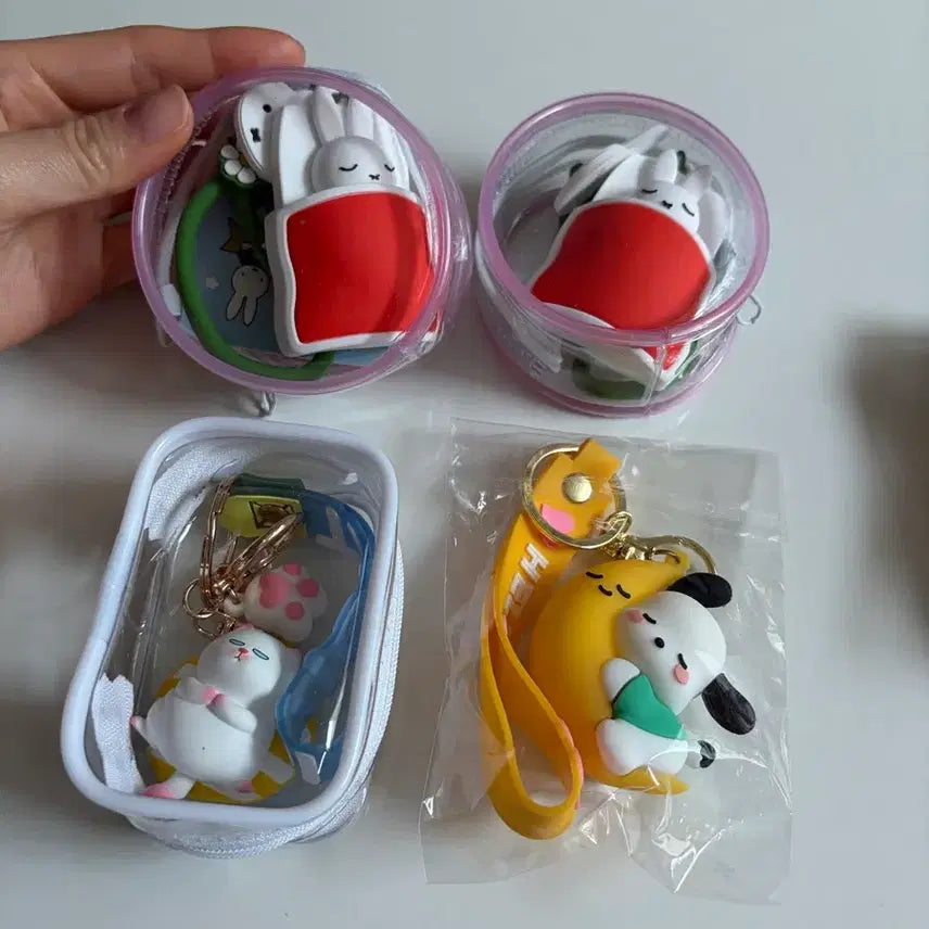 [SOLD OUT] (새상품)미피 이불 고양이 포챠코 가방 키링