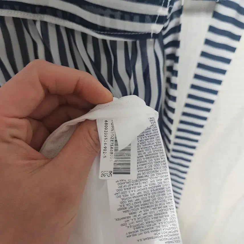 [BUNJANG] Tommy Hilfiger Striped Midi Dress / 타미힐피거 스트라이프 반팔 원피스