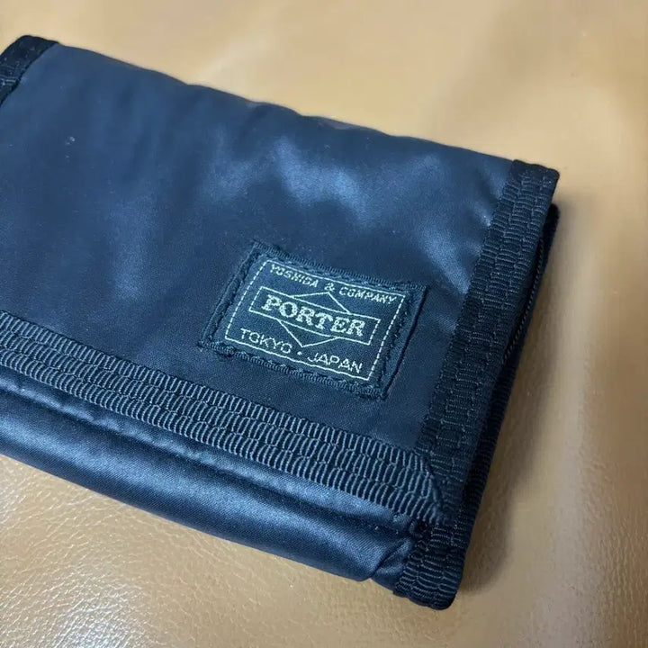 [BUNJANG] Porter Capsule Folding Wallet Black / PORTER 포터 캡슐 폴딩 월렛 지갑 블랙
