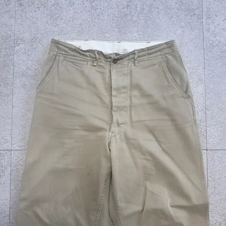 [BUNJANG] US Military Officer Chino Pants / (32*31, 30~32 추천) 40s 미군 오피서 치노 팬츠