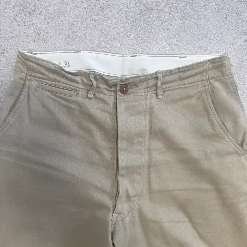 [BUNJANG] US Military Officer Chino Pants / (32*31, 30~32 추천) 40s 미군 오피서 치노 팬츠