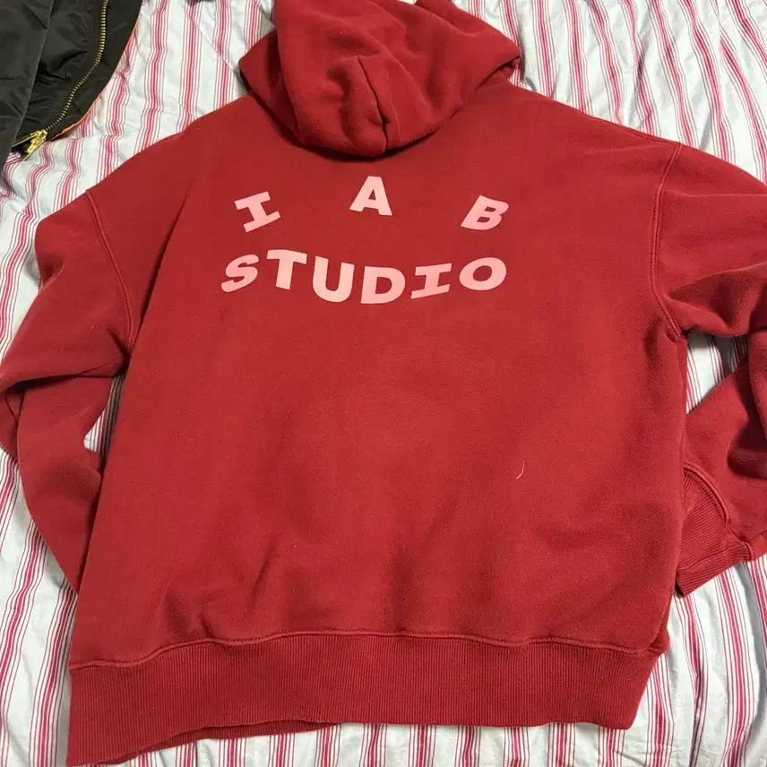 [BUNJANG] IAB Studio Raspberry Hoodie / IAB 스튜디오 라즈베리 후드티