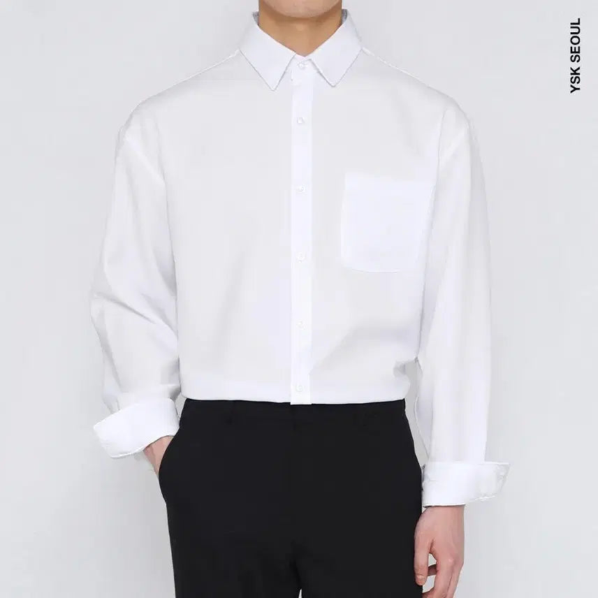 [BUNJANG] YSK SEOUL White Oversized Shirt / YSK SEOUL 화이트 오버핏 셔츠 판매합니다
