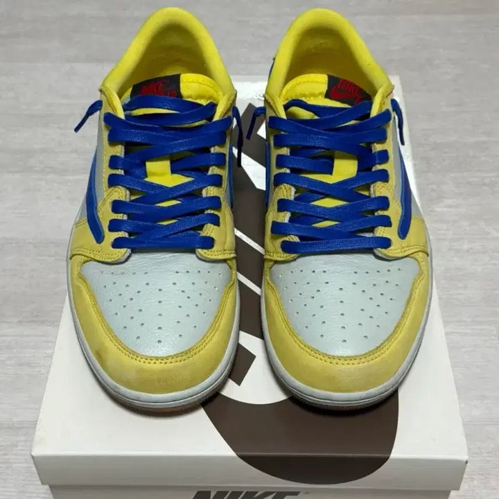 [BUNJANG] Nike Air Scott Jordan 1 Low OG Canary Sneakers / 나이키 에어 스캇 조던1 로우 OG 카나리 280
