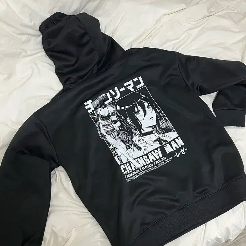 [BUNJANG] Chainsaw Man Reze Hoodie / 체인소맨 레제 후드티
