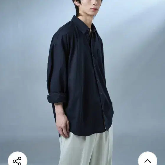 [BUNJANG] Drawfit Linen Blend Oversized Shirt XL / 오정규 드로우핏 마혼방 오버핏 셔츠XL/새제품/택포