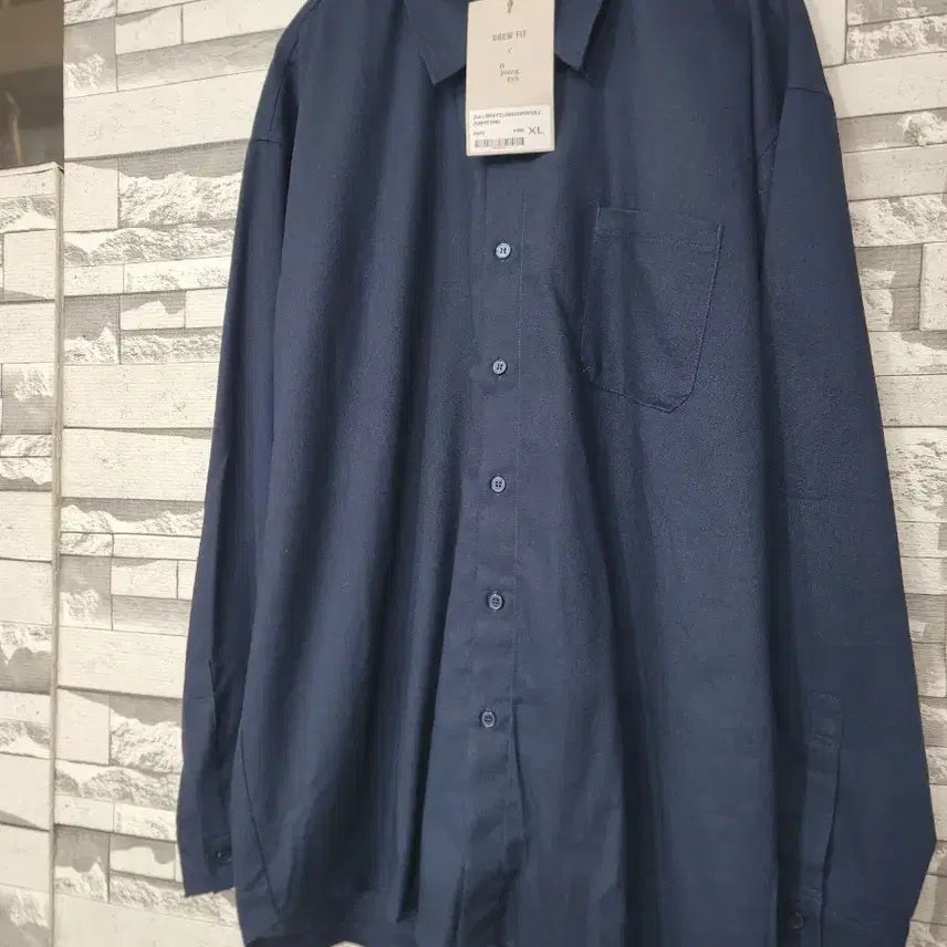 [BUNJANG] Drawfit Linen Blend Oversized Shirt XL / 오정규 드로우핏 마혼방 오버핏 셔츠XL/새제품/택포