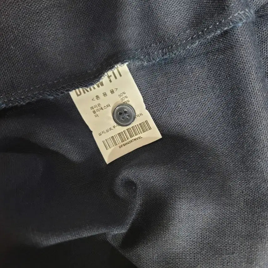 [BUNJANG] Drawfit Linen Blend Oversized Shirt XL / 오정규 드로우핏 마혼방 오버핏 셔츠XL/새제품/택포