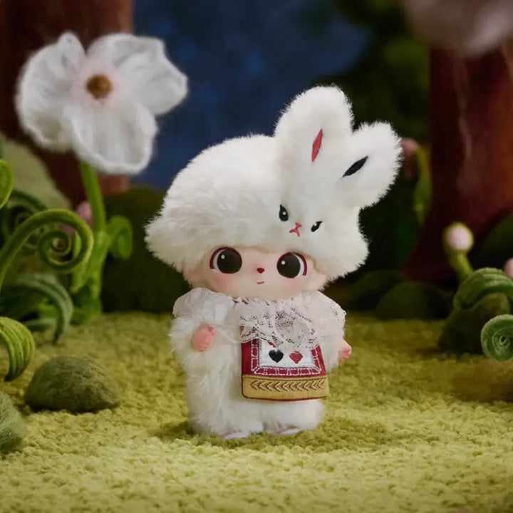 [BUNJANG] POP MART Dimoo Secret Theater Rabbit Plush Keychain (Sealed) / (미개봉)팝마트 디무 비밀연극단 인형키링 토끼