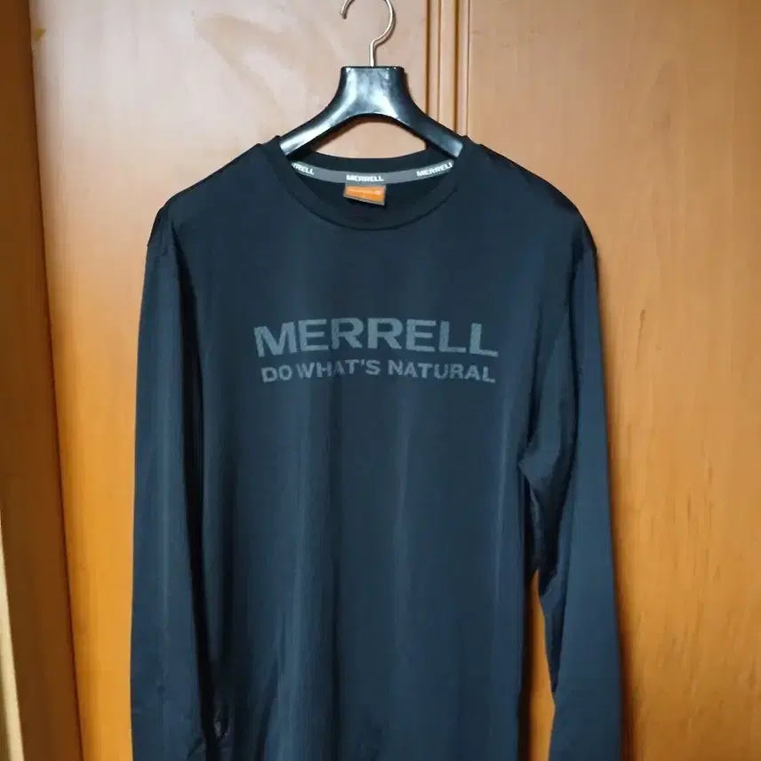 [BUNJANG] Merrell Black Long Sleeve T-shirt / 메렐 블랙 긴팔 티셔츠