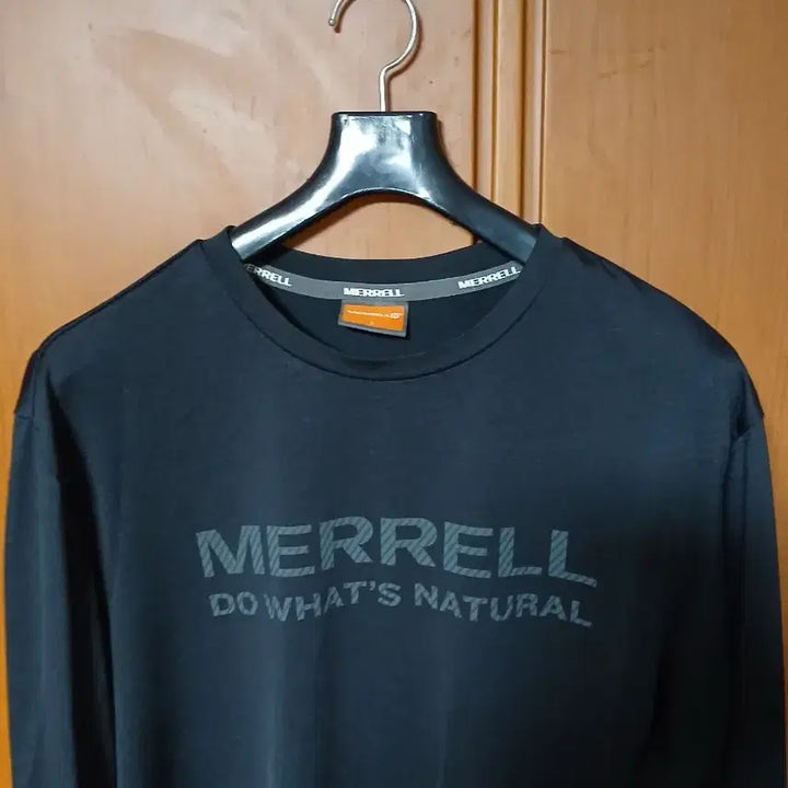 [BUNJANG] Merrell Black Long Sleeve T-shirt / 메렐 블랙 긴팔 티셔츠