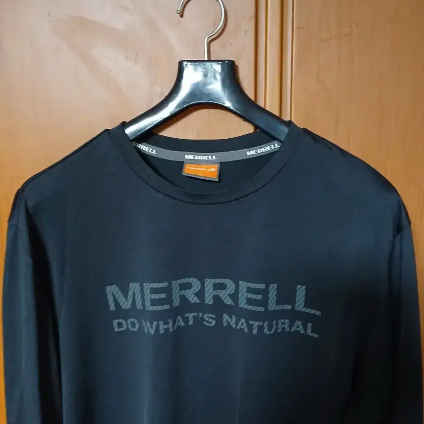 [BUNJANG] Merrell Black Long Sleeve T-shirt / 메렐 블랙 긴팔 티셔츠