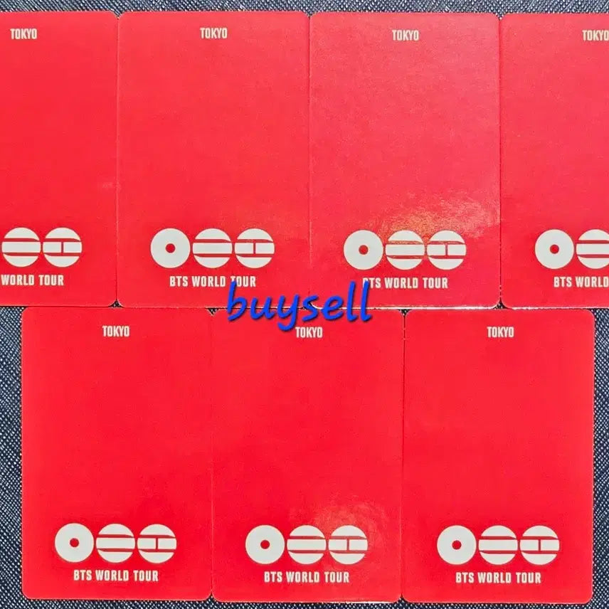 [SOLD OUT] 방탄소년단 BTS 도쿄 아리랑콘서트 아미존 포카 7장 세트