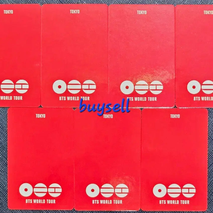 [SOLD OUT] 방탄소년단 BTS 도쿄 아리랑콘서트 아미존 포카 7장 세트