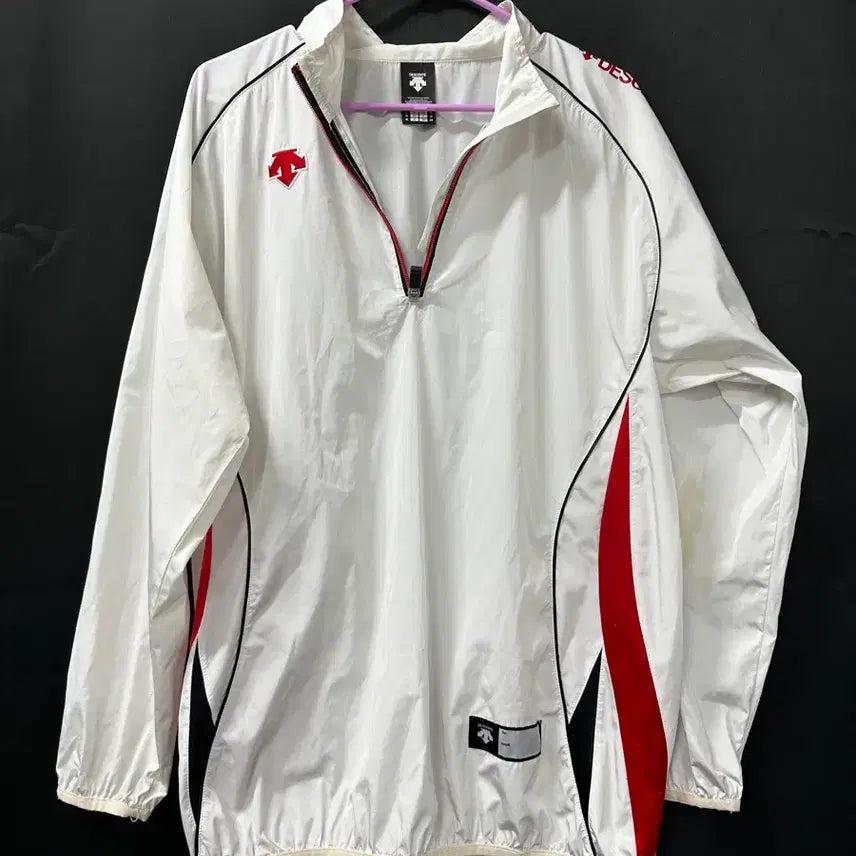 [BUNJANG] Descente Windbreaker Half Zip Jacket / <만원빈티지> 최저가 보장!! 데상트 바람막이 반집업 얼룩