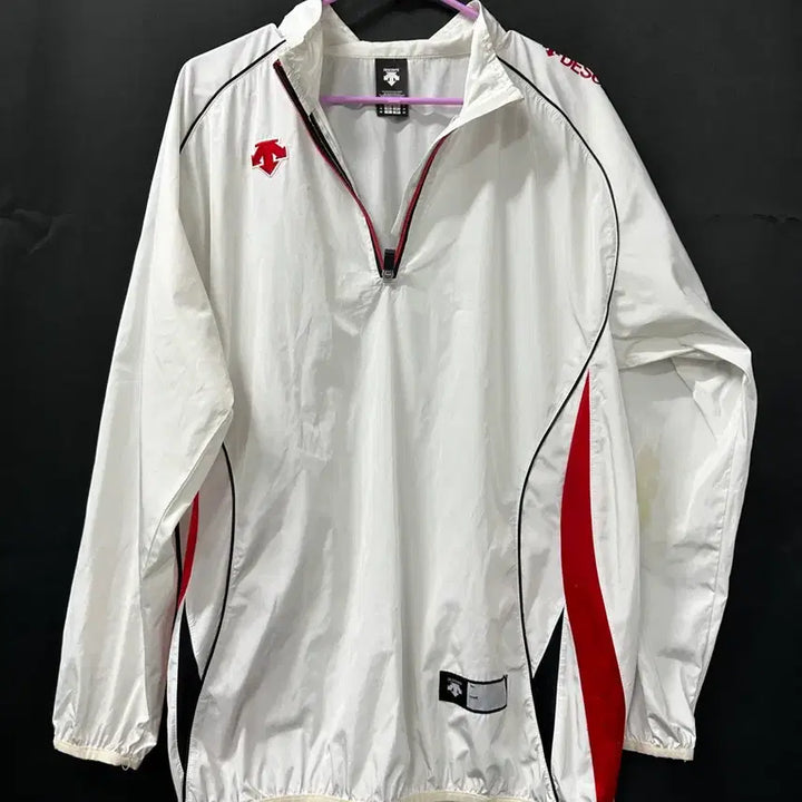 [BUNJANG] Descente Windbreaker Half Zip Jacket / <만원빈티지> 최저가 보장!! 데상트 바람막이 반집업 얼룩